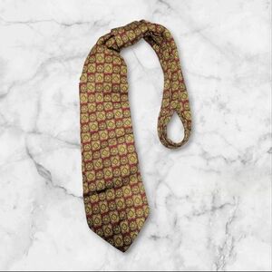 Brooks Brothers Makers 100% Silk Vintage Tie Sun Pattern